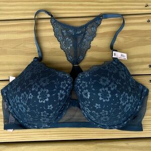Deep teal Lace Racerback Victoria’s Secret Bra